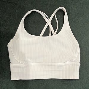 Lululemon energy longline ribbed bra luxtreme